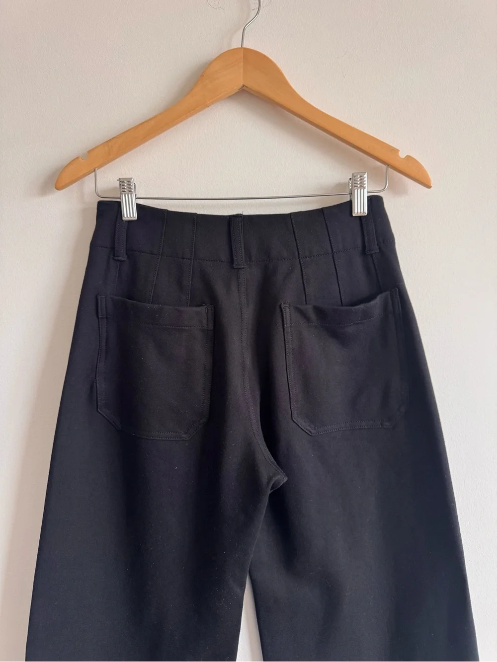 Anthropologie Maeve | Black High-Rise Ponte The Colette Cropped Pants ~ US 27P